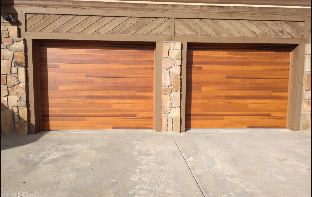 garage door panels.